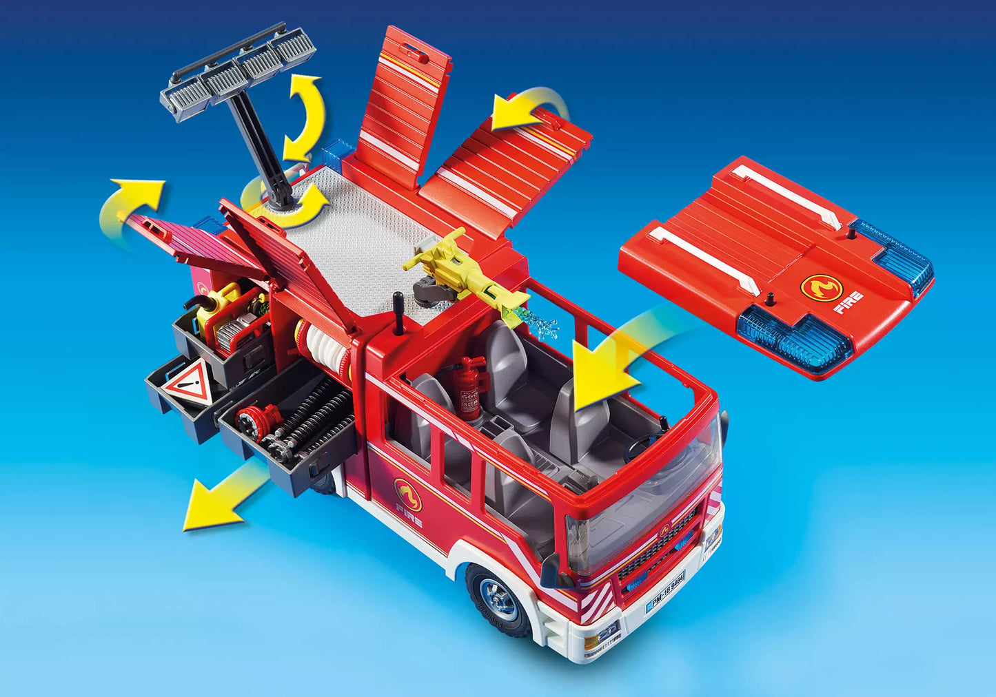 Playmobil 9464 City Action Feuerwehr-Rüstfahrzeug - plegobil