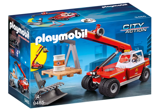 Playmobil 9465 City Action Feuerwehr Teleskoplader - plegobil