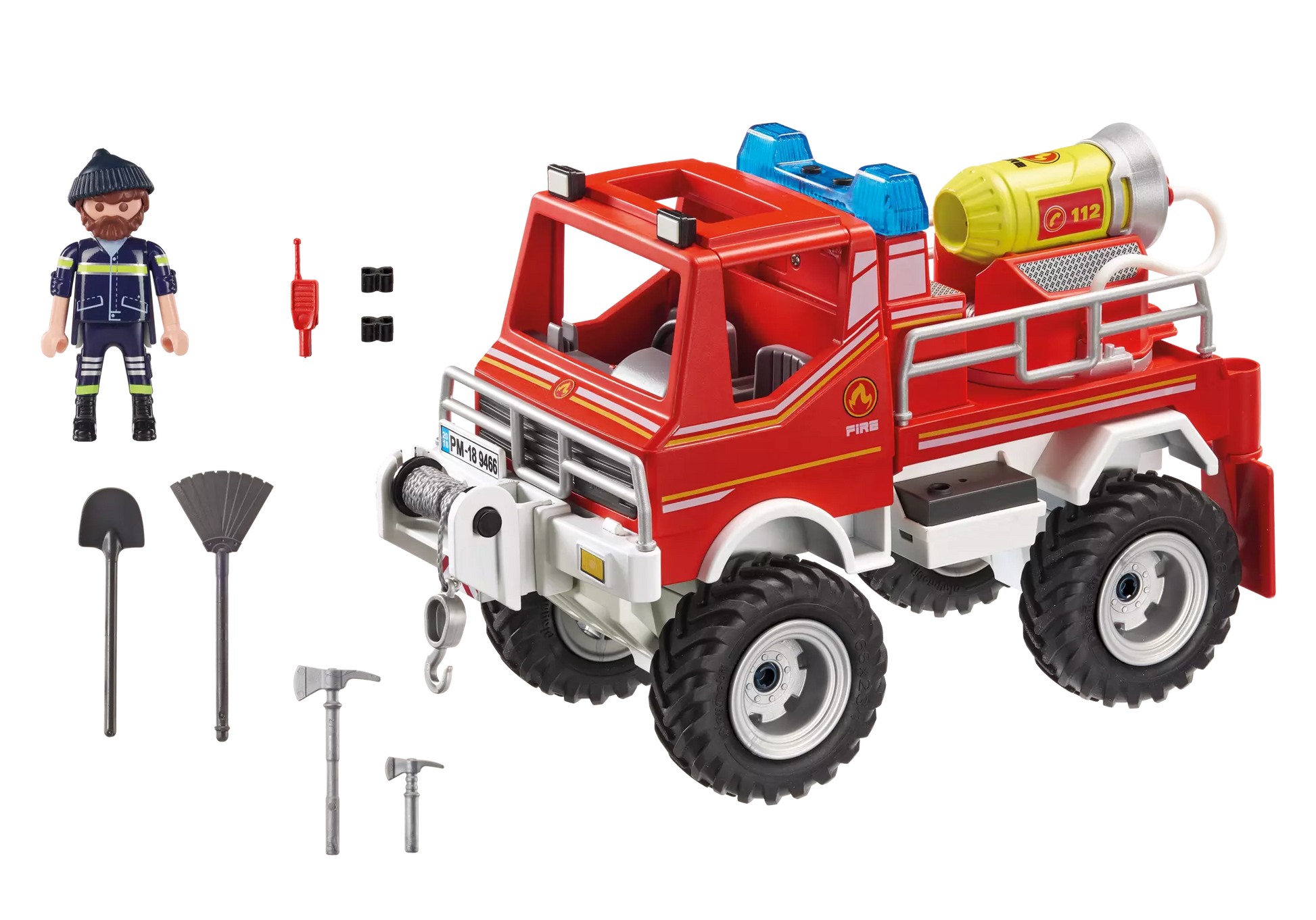 Playmobil 9466 City Action Feuerwehr-Truck - plegobil