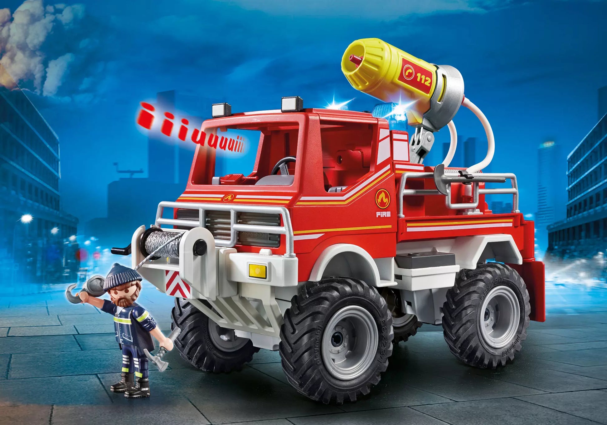 Playmobil 9466 City Action Feuerwehr-Truck - plegobil