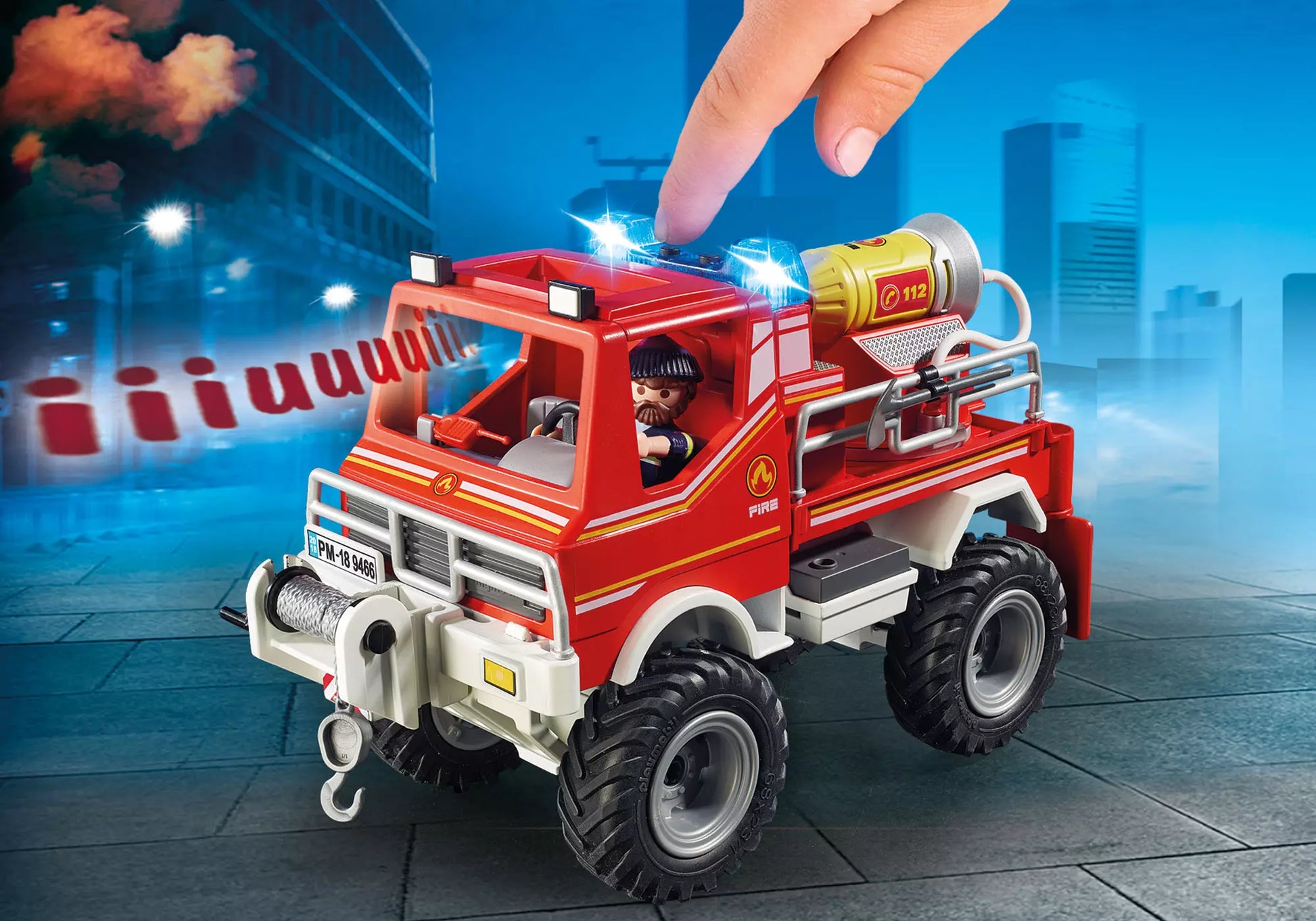 Playmobil 9466 City Action Feuerwehr-Truck - plegobil