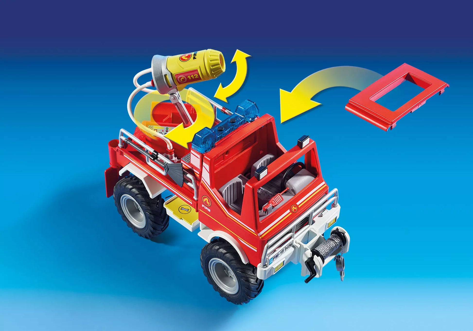 Playmobil 9466 City Action Feuerwehr-Truck - plegobil