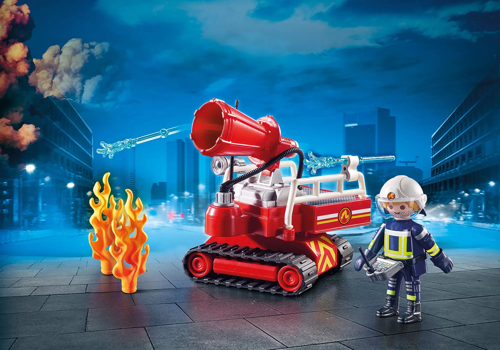 Playmobil 9467 City Action Feuerwehr Löschroboter - plegobil