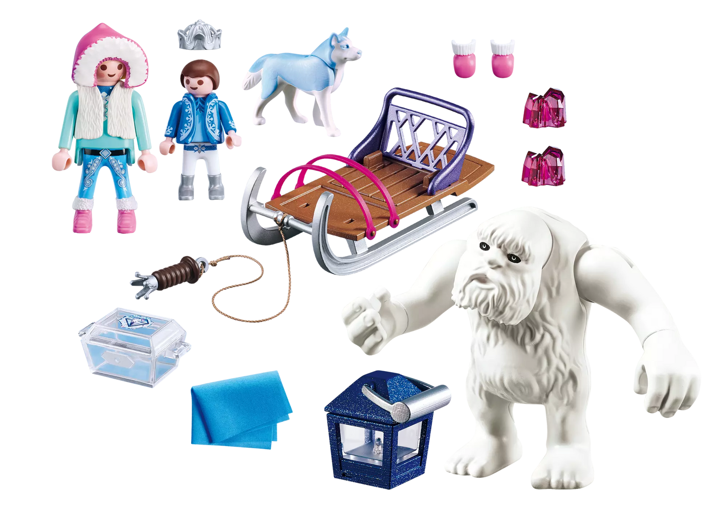 Playmobil 9473 Magic Schneetroll mit Schlitten - plegobil