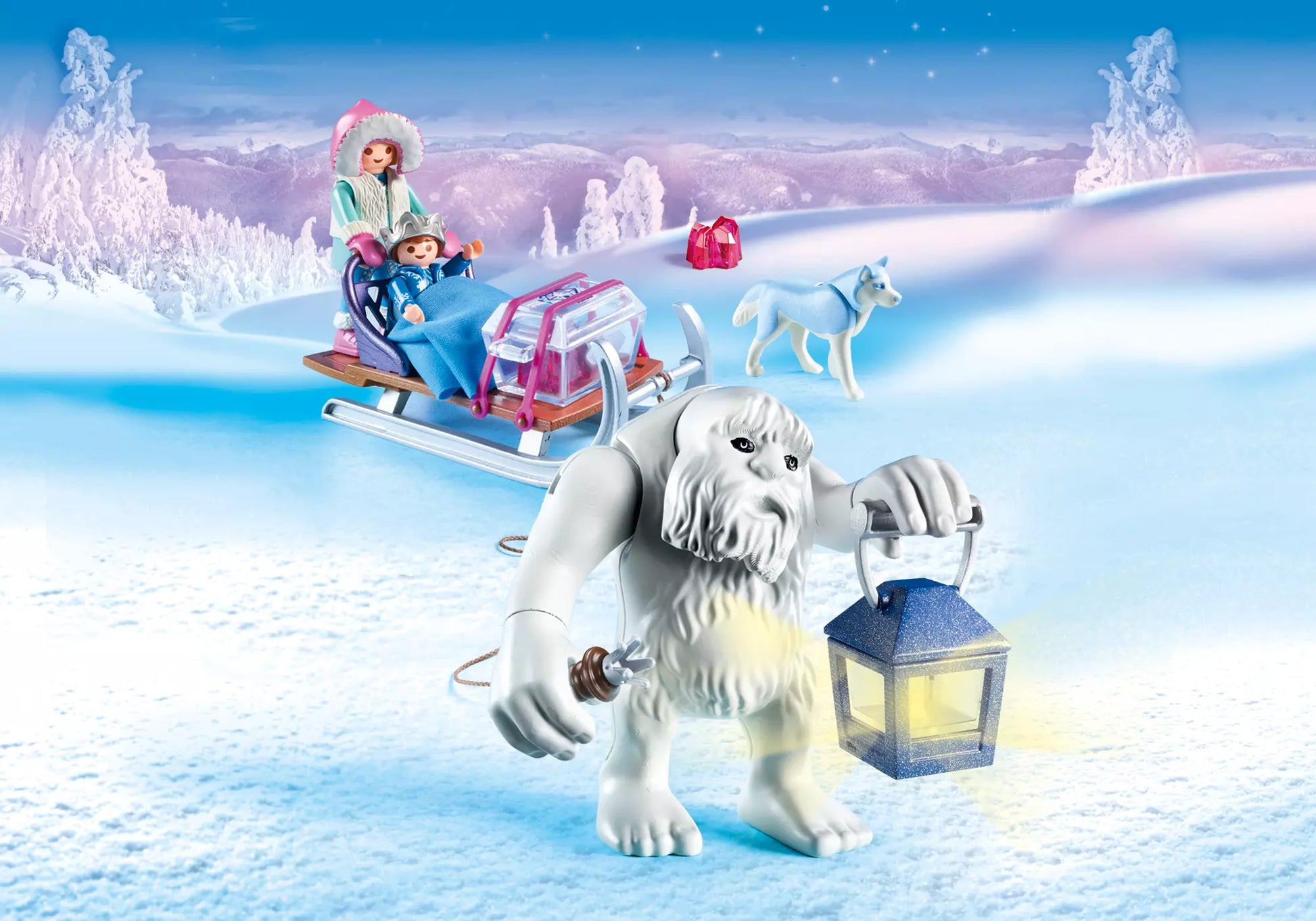 Playmobil 9473 Magic Schneetroll mit Schlitten - plegobil