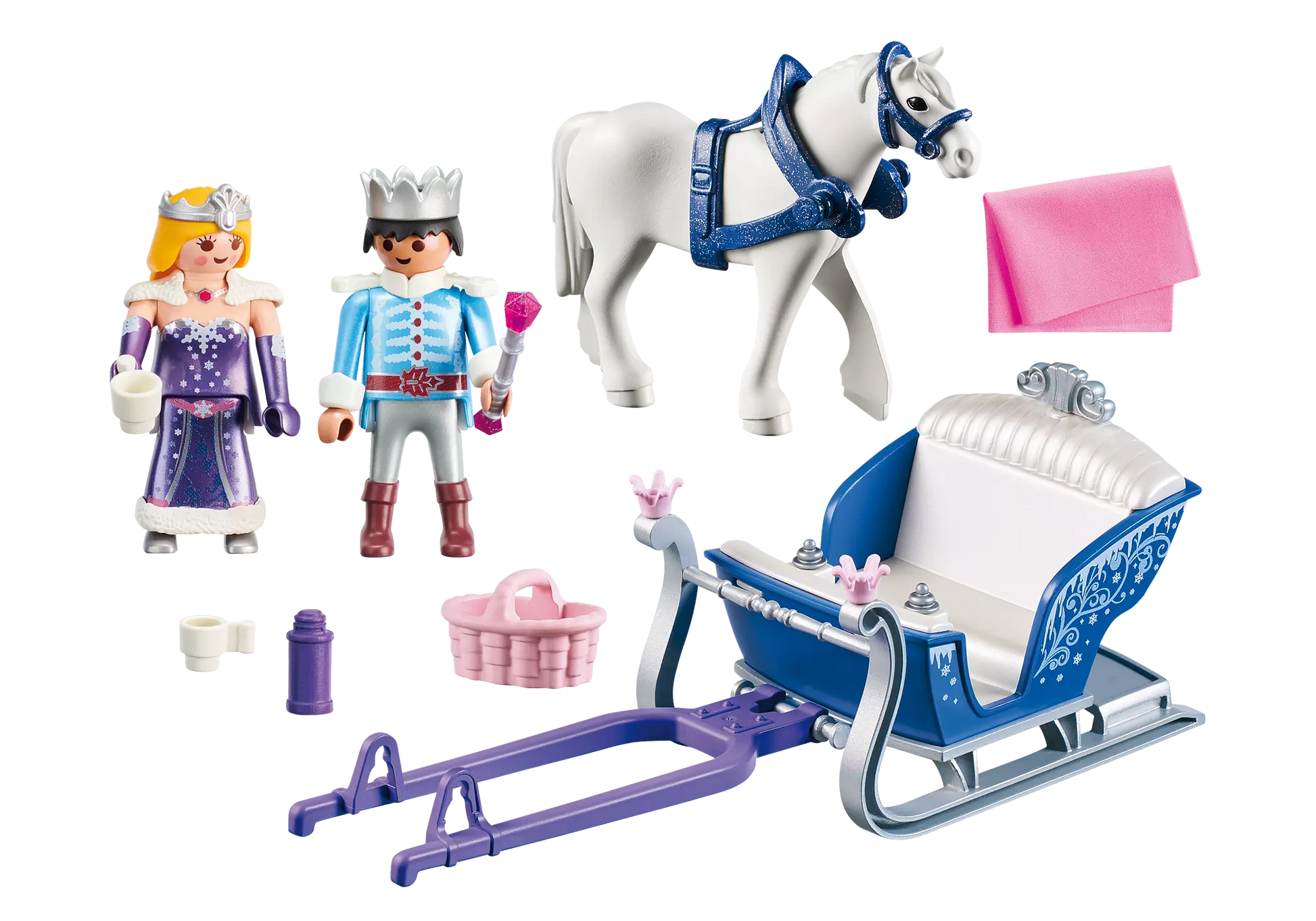 Playmobil 9474 Magic Schlitten mit Königspaar - plegobil