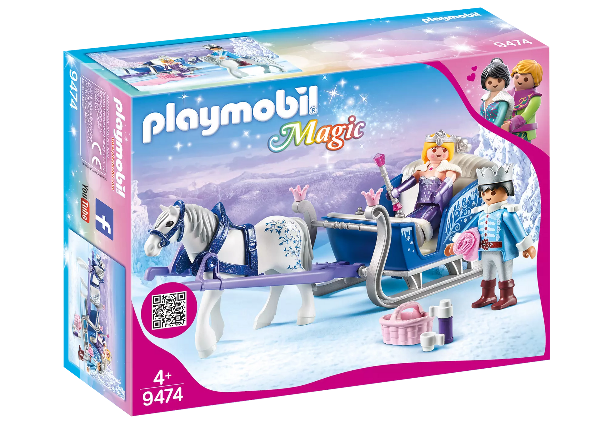 Playmobil 9474 Magic Schlitten mit Königspaar - plegobil