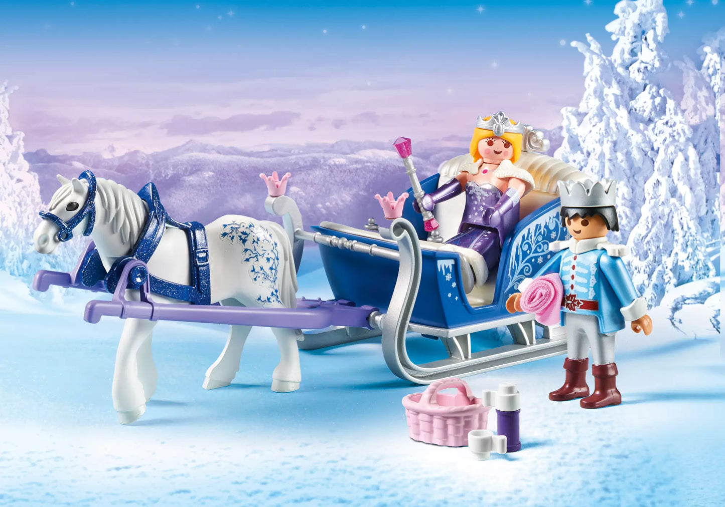 Playmobil 9474 Magic Schlitten mit Königspaar - plegobil