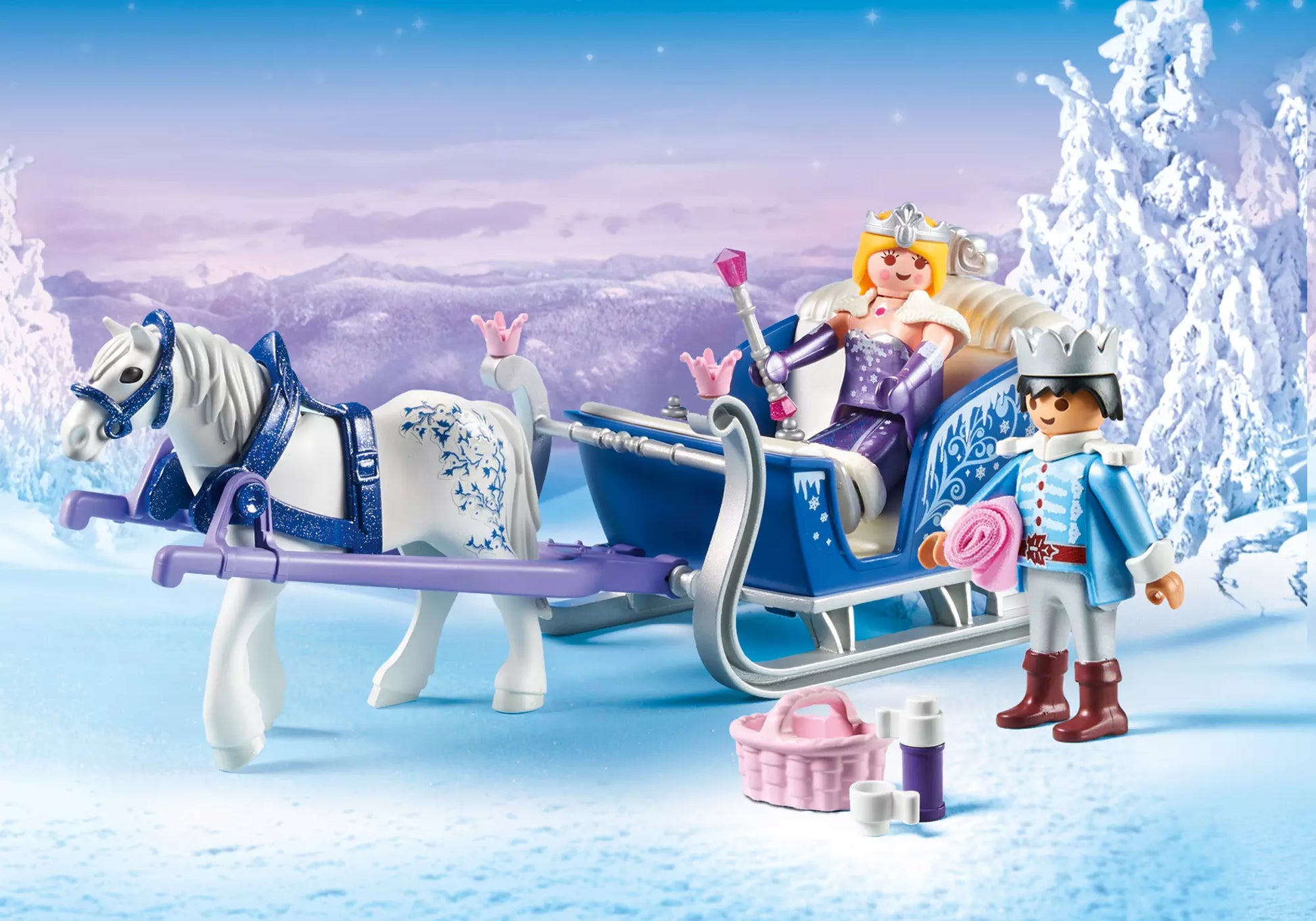 Playmobil 9474 Magic Schlitten mit Königspaar - plegobil