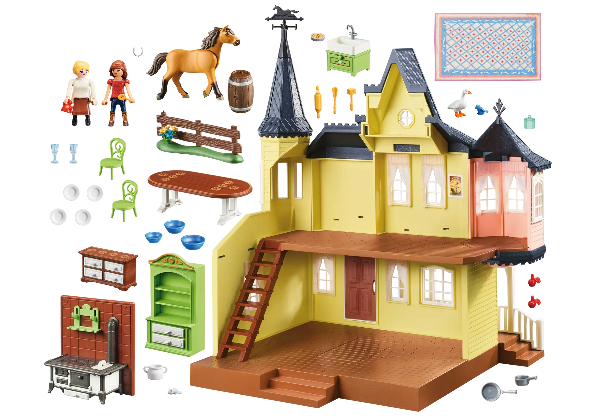 Playmobil 9475 Spirit Luckys glückliches Zuhause - plegobil