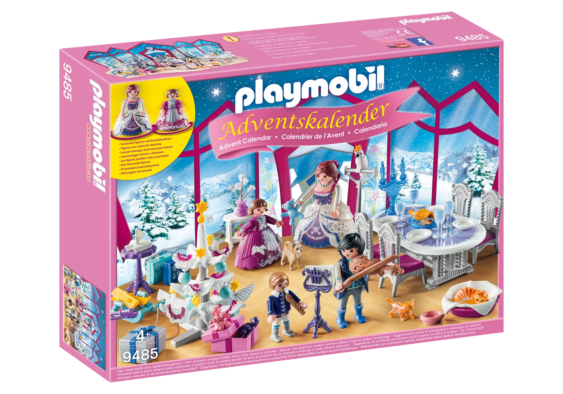 Playmobil 9485 Adventskalender Weihnachtsball im Kristallsaal - plegobil