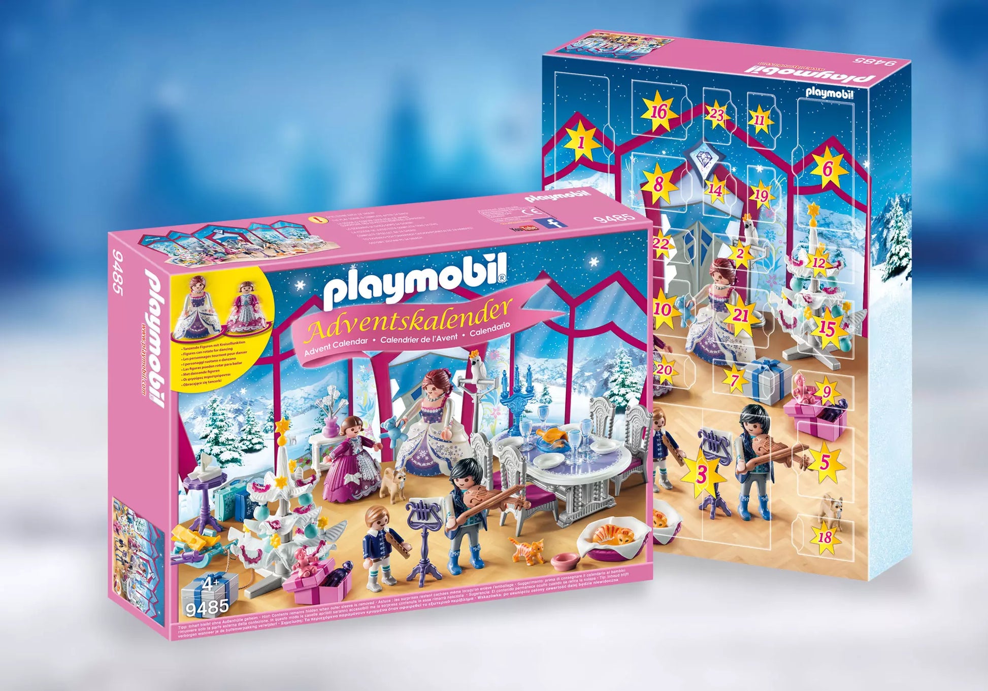 Playmobil 9485 Adventskalender Weihnachtsball im Kristallsaal - plegobil