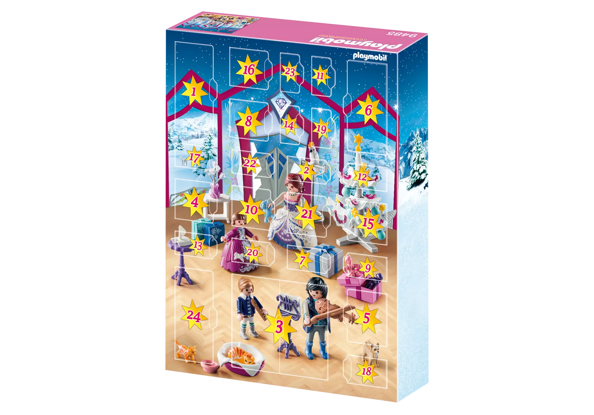 Playmobil 9485 Adventskalender Weihnachtsball im Kristallsaal - plegobil
