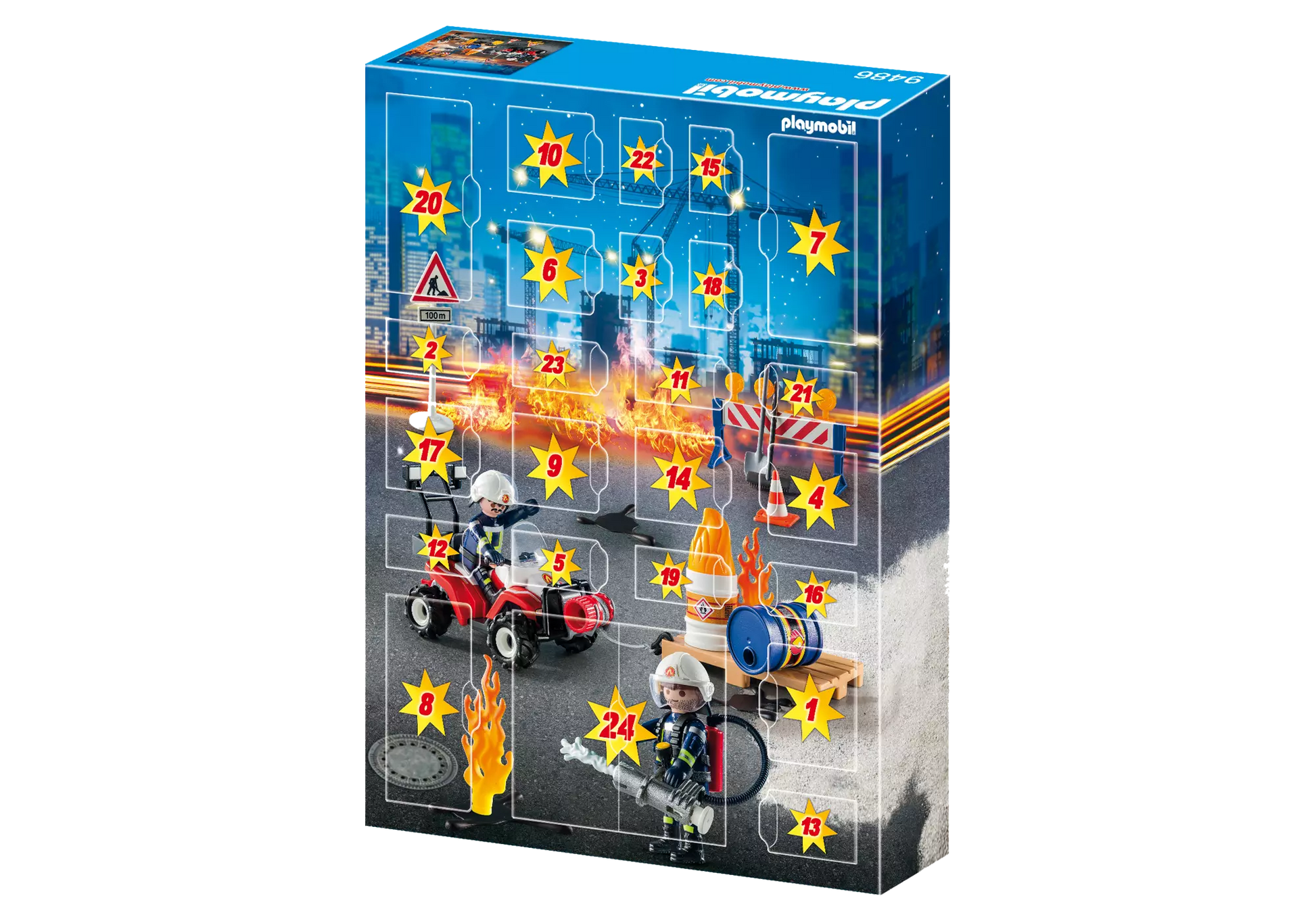 Playmobil 9486 Adventskalender Feuerwehreinsatz - plegobil