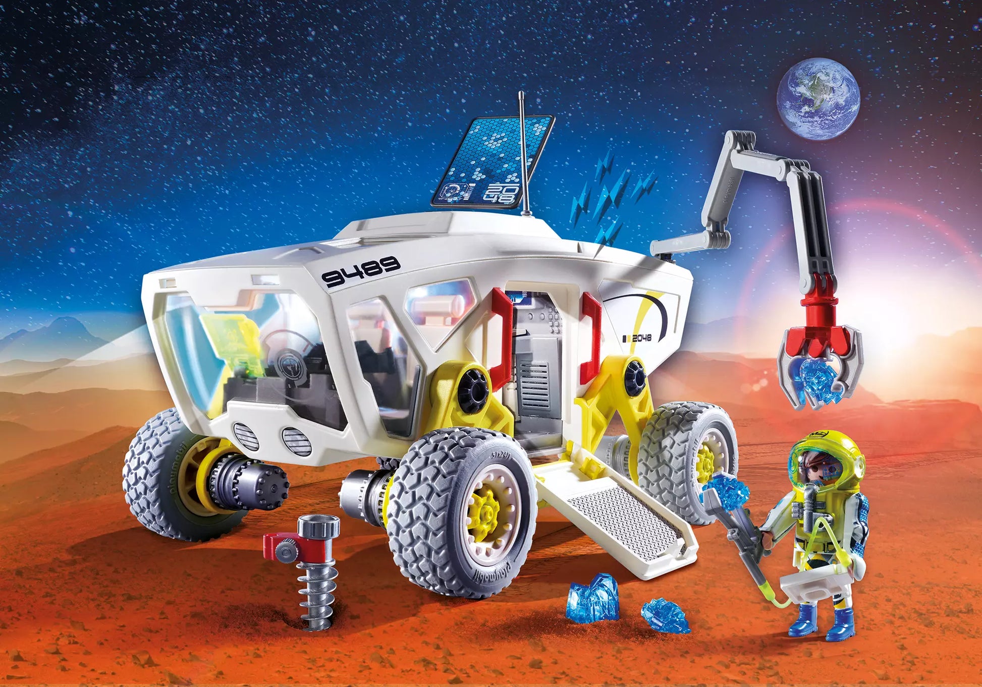 Playmobil 9489 Space Mars Erkundungsfahrzeug - plegobil