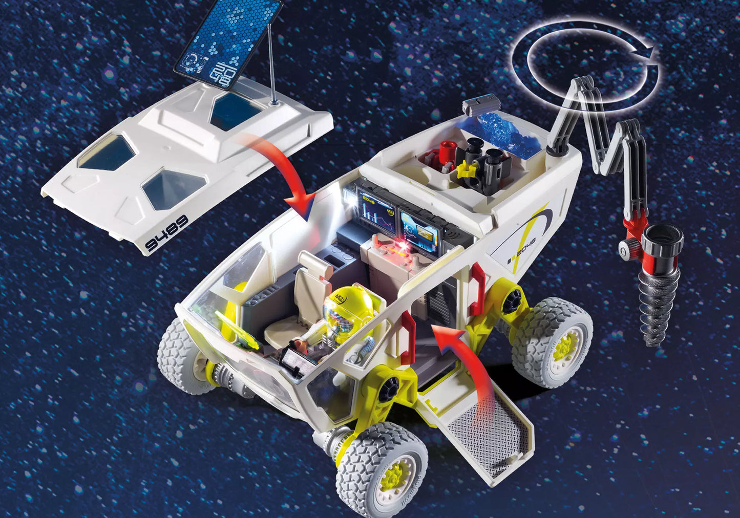 Playmobil 9489 Space Mars Erkundungsfahrzeug - plegobil