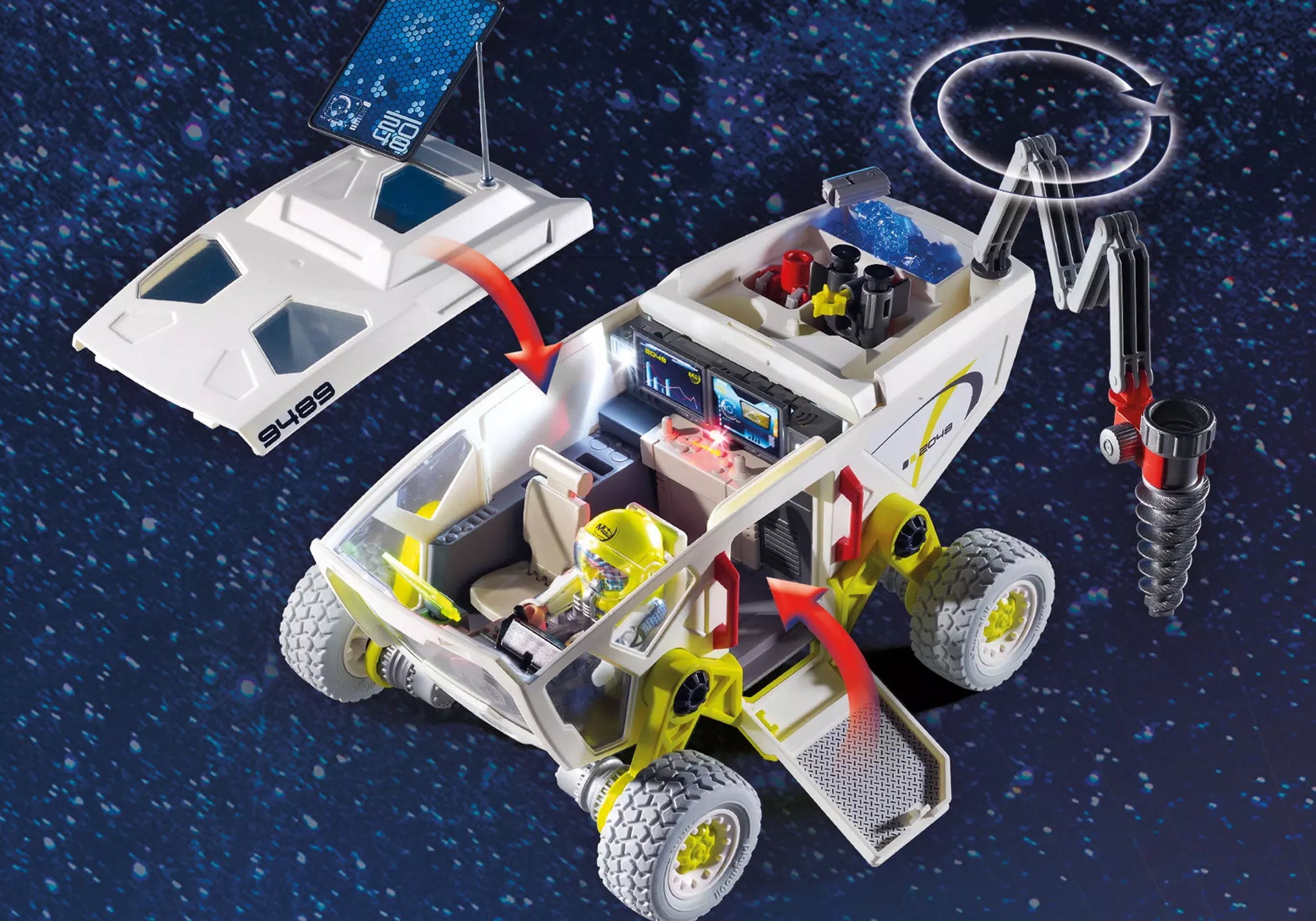 Playmobil 9489 Space Mars Erkundungsfahrzeug - plegobil