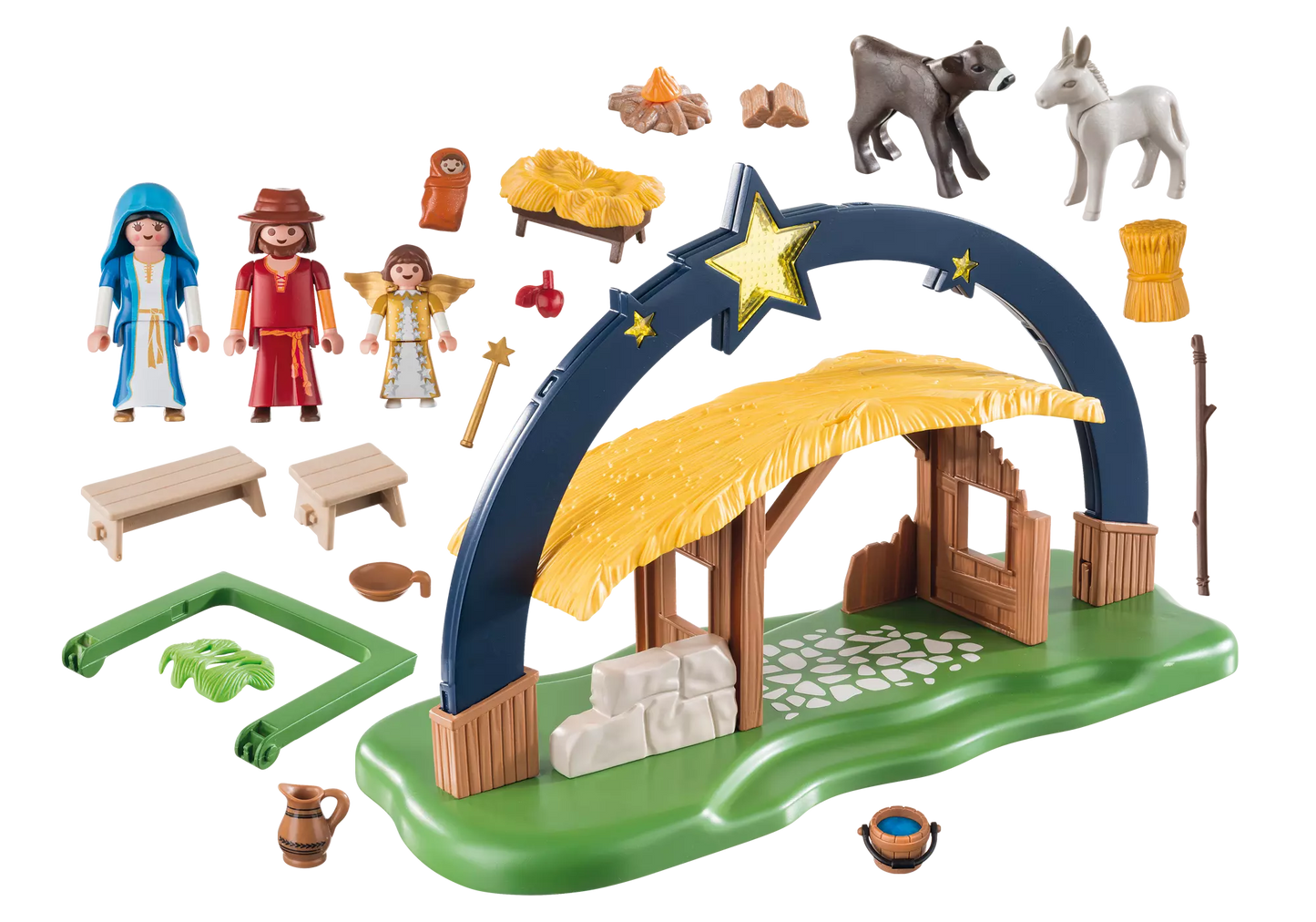 Playmobil 9494 Christmas Lichterbogen Weihnachtskrippe - plegobil