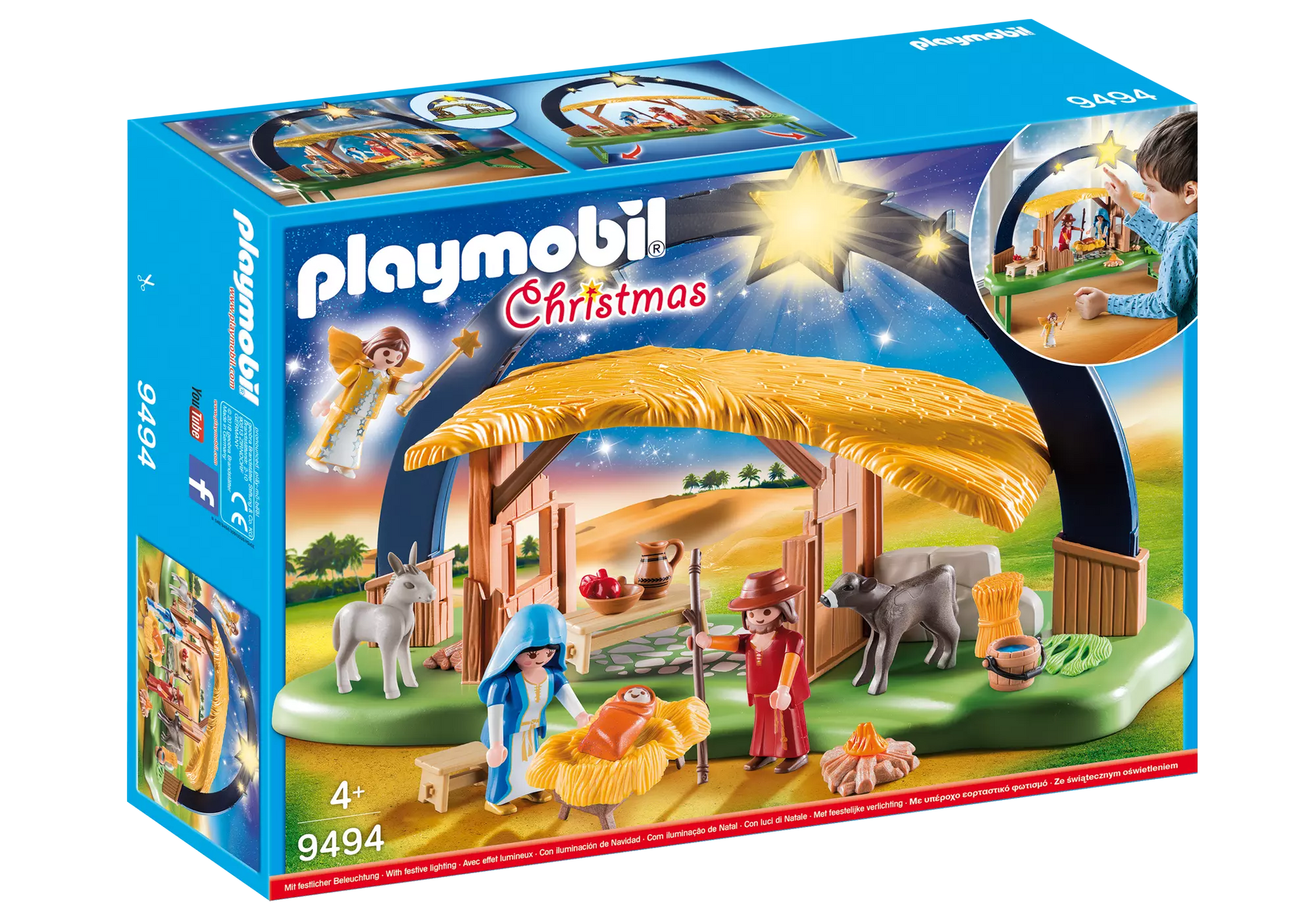 Playmobil 9494 Christmas Lichterbogen Weihnachtskrippe - plegobil