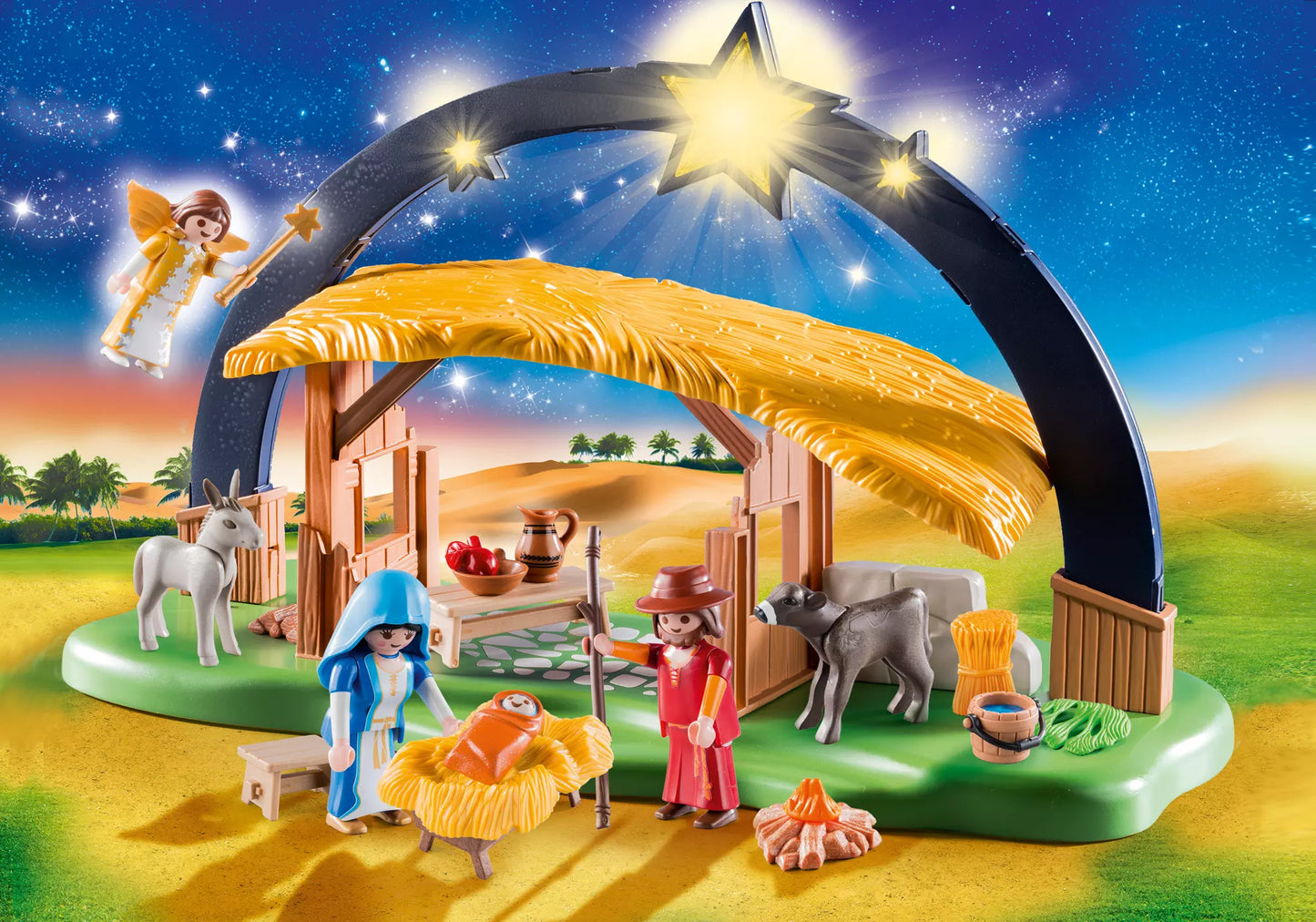 Playmobil 9494 Christmas Lichterbogen Weihnachtskrippe - plegobil