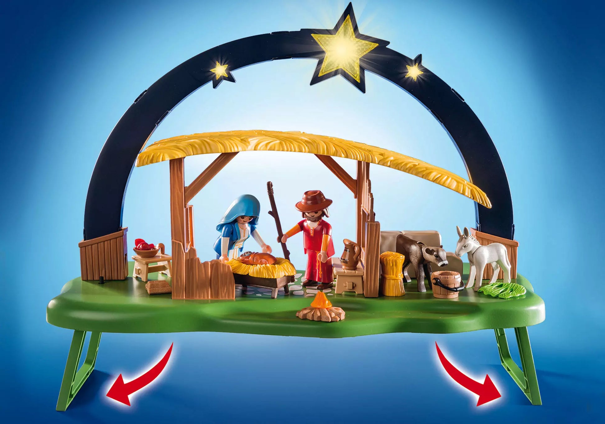 Playmobil 9494 Christmas Lichterbogen Weihnachtskrippe - plegobil