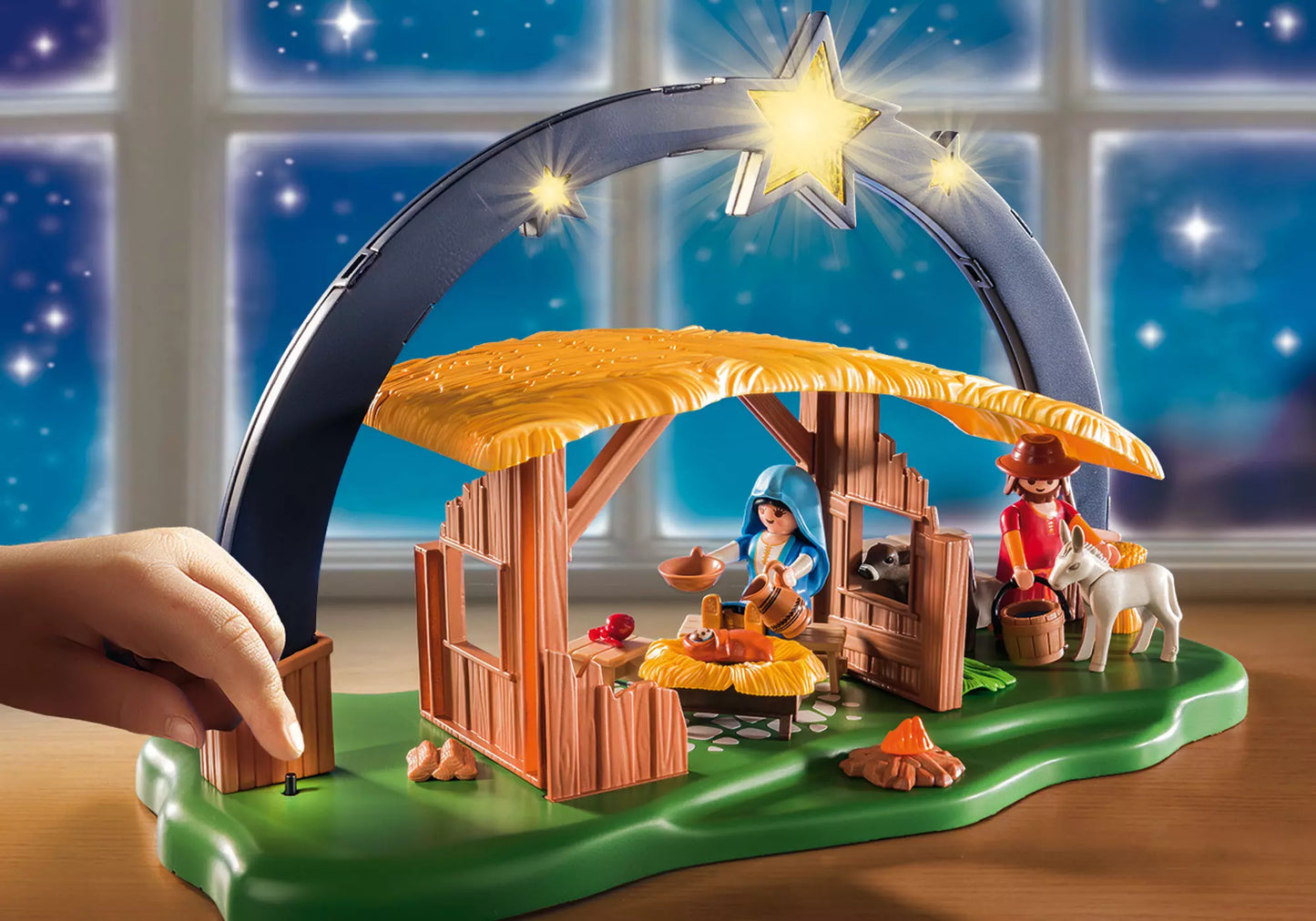 Playmobil 9494 Christmas Lichterbogen Weihnachtskrippe - plegobil