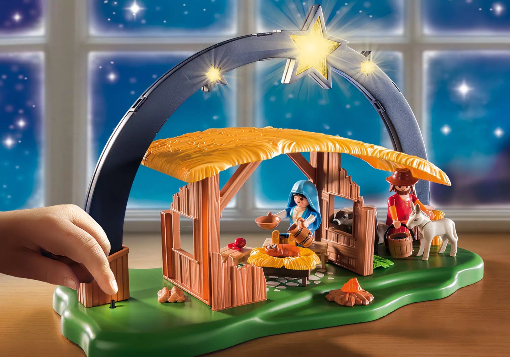 Playmobil 9494 Christmas Lichterbogen Weihnachtskrippe - plegobil