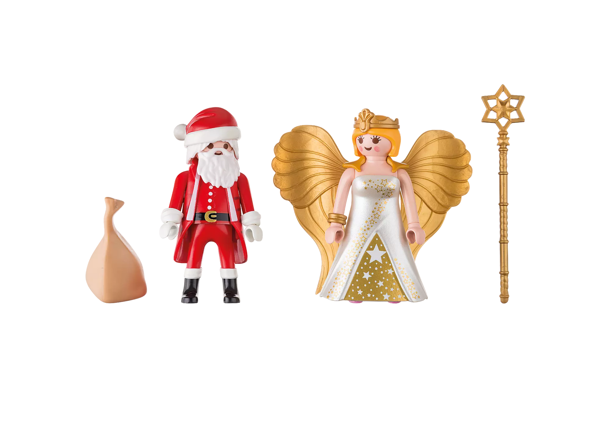 Playmobil 9498 Christmas DuoPack Weihnachtsmann und Engel - plegobil