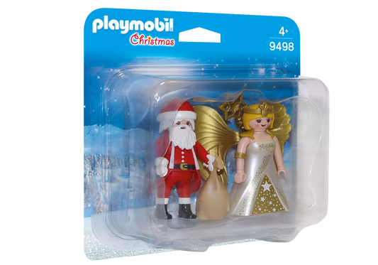 Playmobil 9498 Christmas DuoPack Weihnachtsmann und Engel - plegobil
