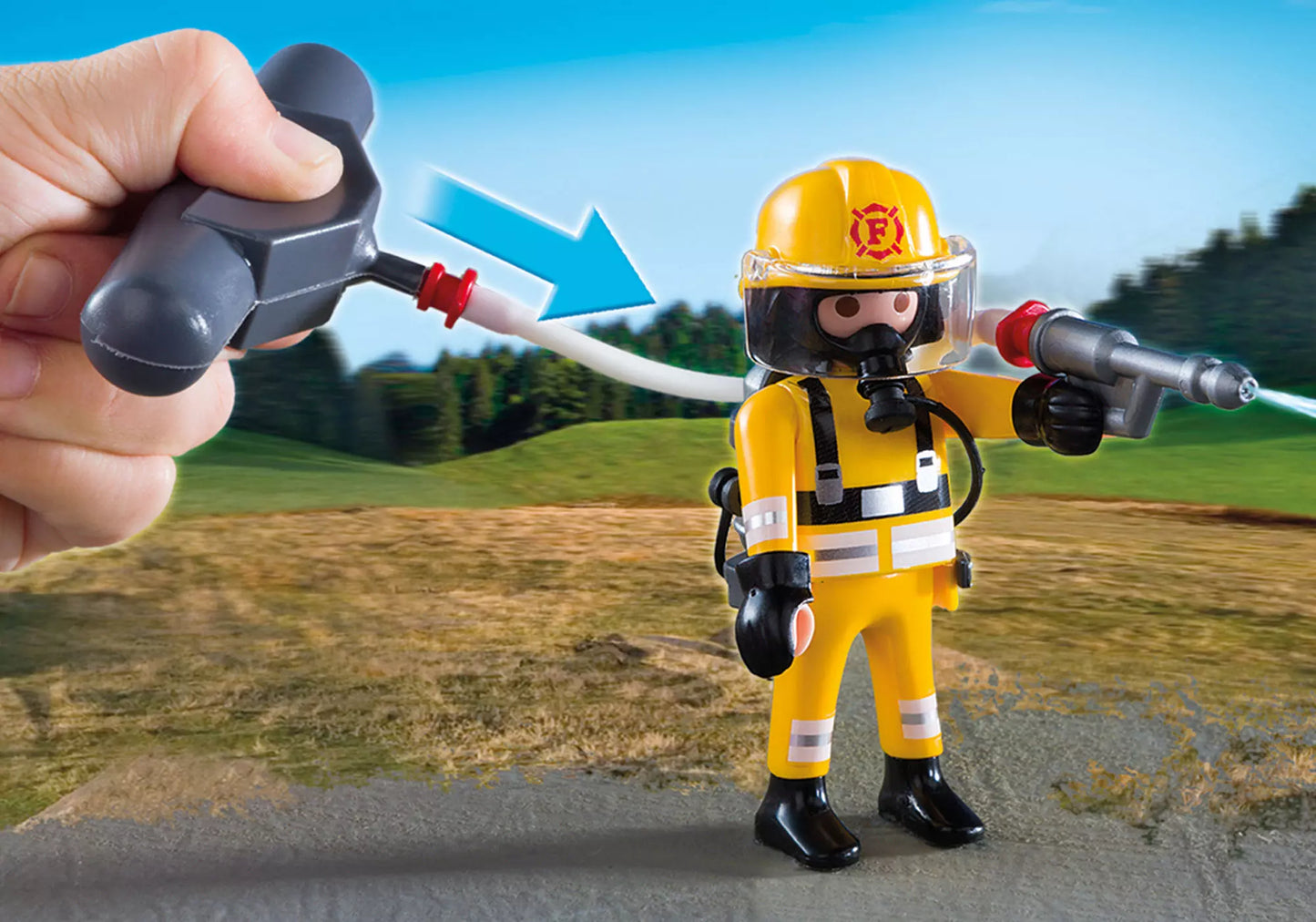 Playmobil 9518 City Action Feuerwehr-Waldbrandeinsatz - plegobil