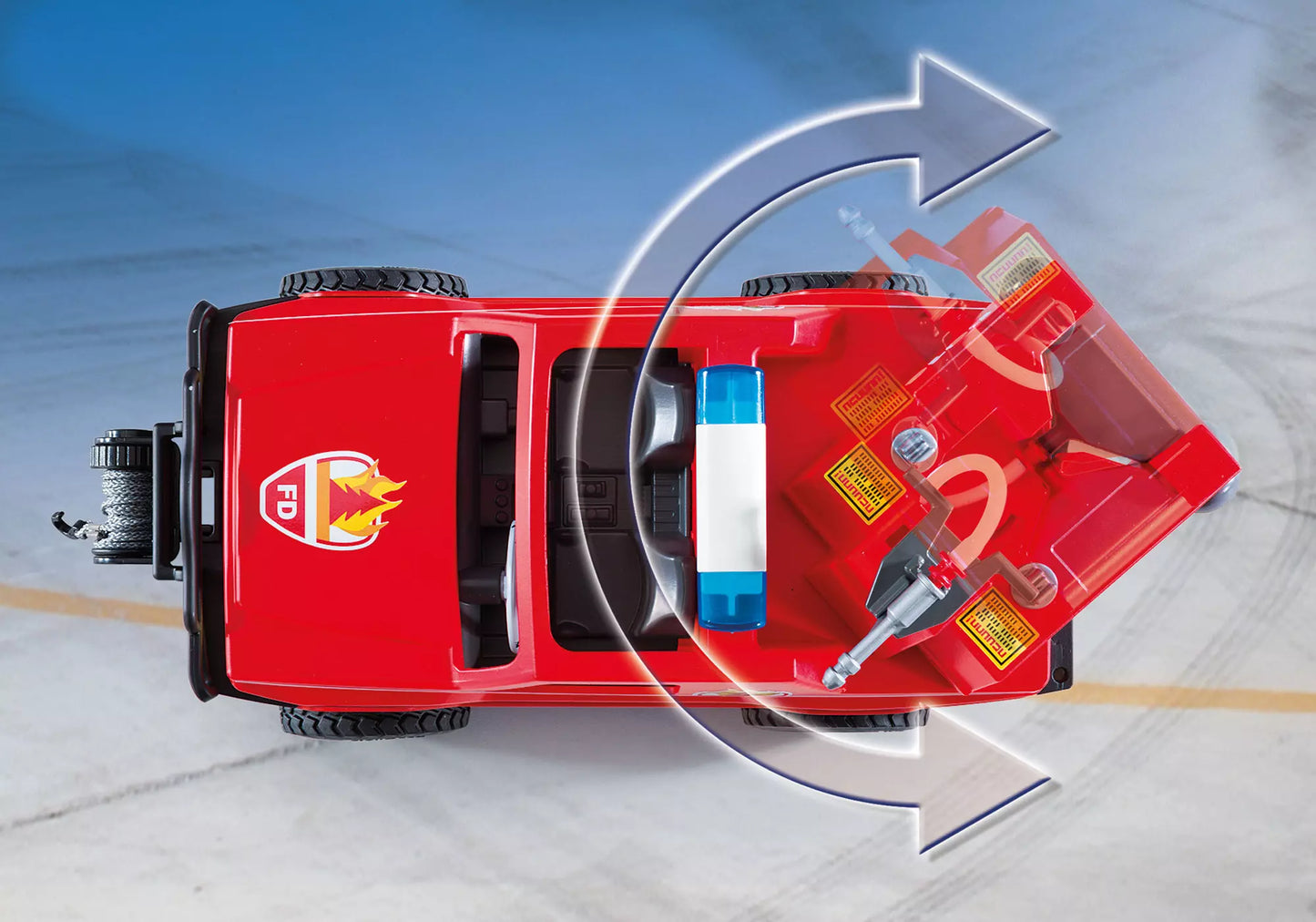 Playmobil 9518 City Action Feuerwehr-Waldbrandeinsatz - plegobil