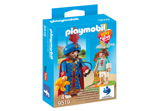 Playmobil 9519 Play + Give Magier beim Kinderarzt - plegobil