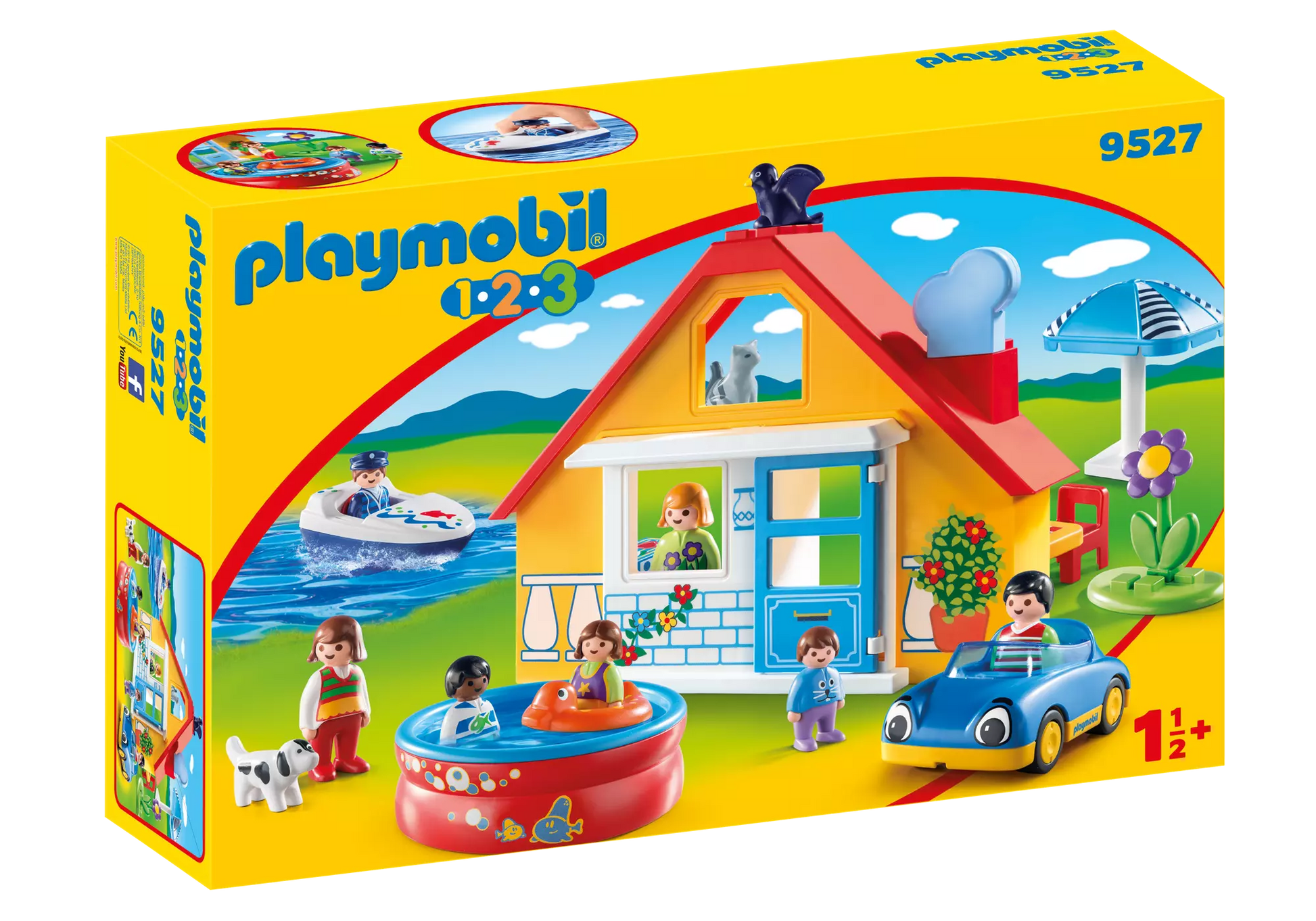 Playmobil 9527 1-2-3 Ferienhaus - plegobil