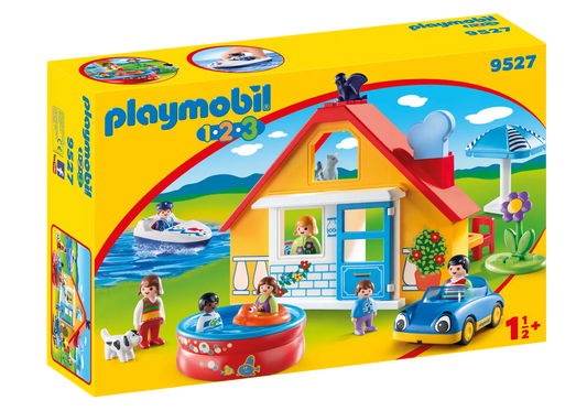 Playmobil 9527 1-2-3 Ferienhaus - plegobil