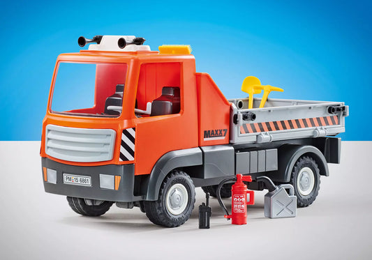 Playmobil 9801 City Action Baustellen LKW (Folienverpackung) - plegobil