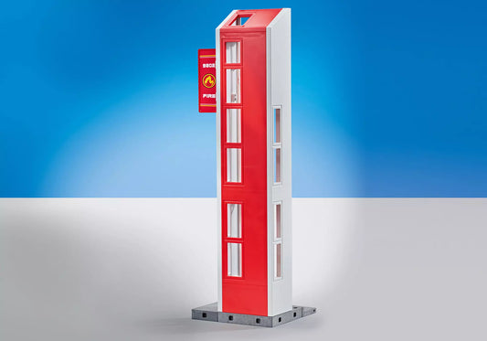 Playmobil 9802 City Action Schlauchturm Erweiterung für Feuerwehr (Folienverpackung) - plegobil