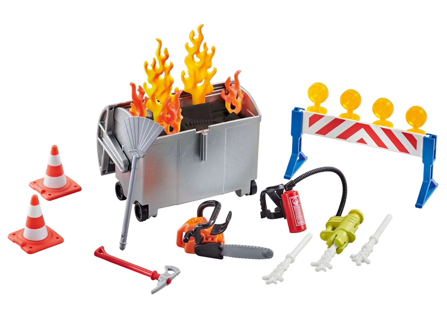 Playmobil 9804 City Action Feuerwehr-Zubehörset (Folienverpackung) - plegobil