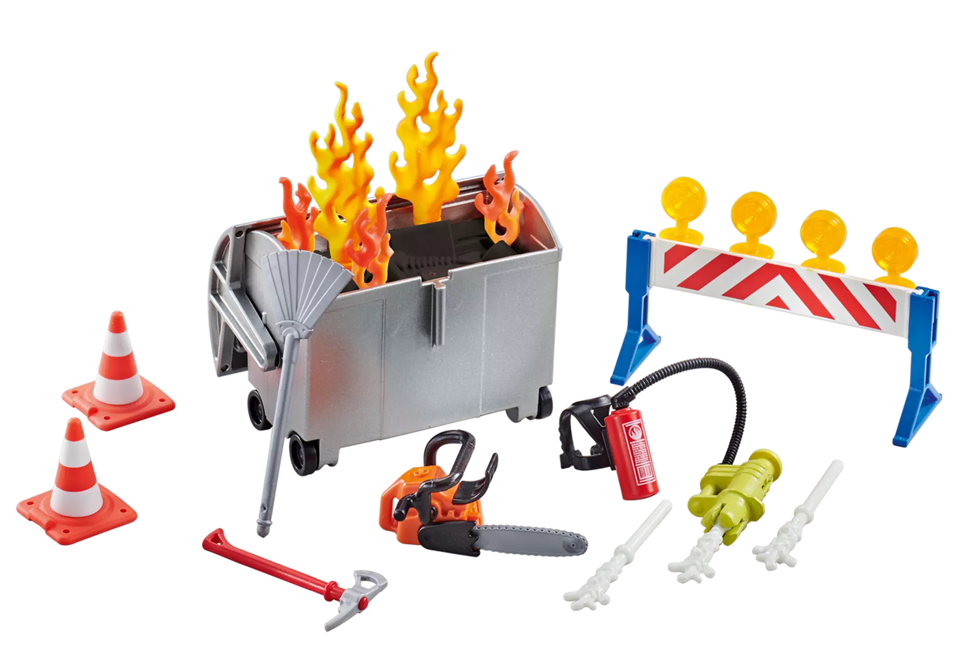 Playmobil 9804 City Action Feuerwehr-Zubehörset (Folienverpackung) - plegobil