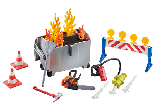 Playmobil 9804 City Action Feuerwehr-Zubehörset (Folienverpackung) - plegobil