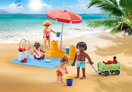 Playmobil 9819 Familie am Strand (Folienverpackung) - plegobil