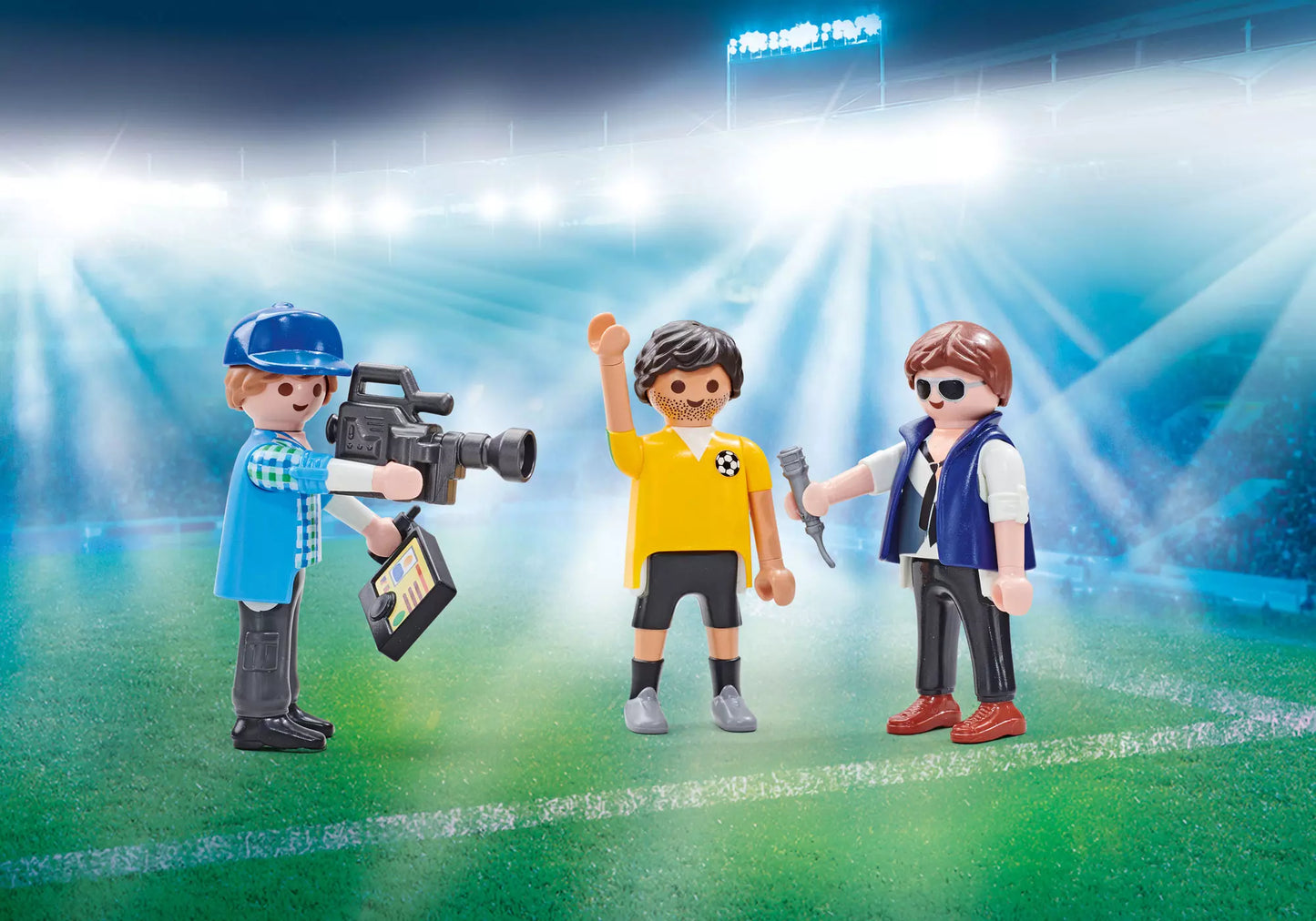 Playmobil 9825 Fernsehteam beim Interview (Folienverpackung) - plegobil