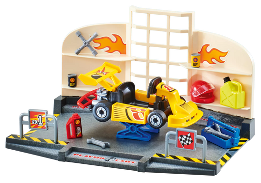 Playmobil 9827 Gokart Werkstatt (Folienverpackung) - plegobil