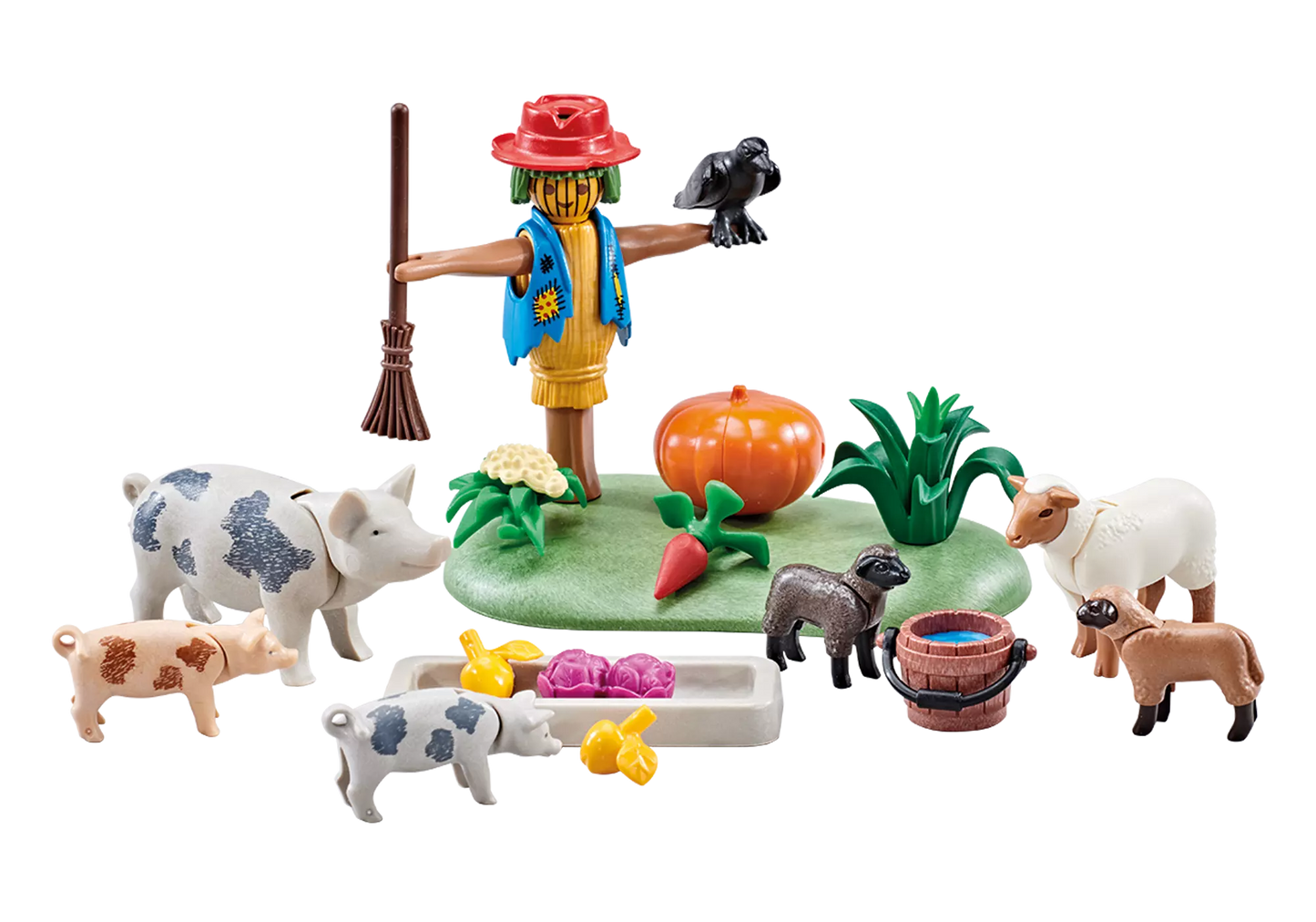 Playmobil 9832 Country Fleckschweine und Schafe (Folienverpackung) - plegobil