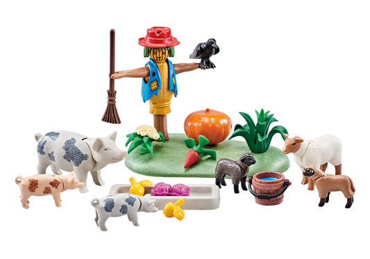 Playmobil 9832 Country Fleckschweine und Schafe (Folienverpackung) - plegobil