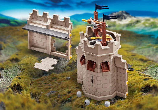 Playmobil 9840 Novelmore Turmerweiterung mit Steinabwurf für die Große Burg von Novelmore (Folienverpackung) - plegobil