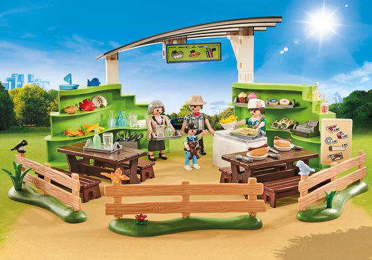 Playmobil 9871 Family Fun Zoo-Restaurant mit Shop (Folienverpackung) - plegobil