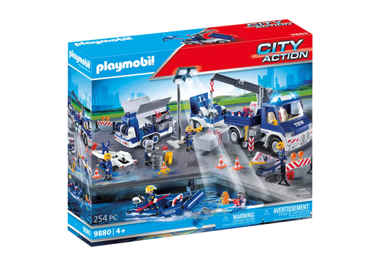 Playmobil 9880 City Action THW-Großeinsatz - plegobil