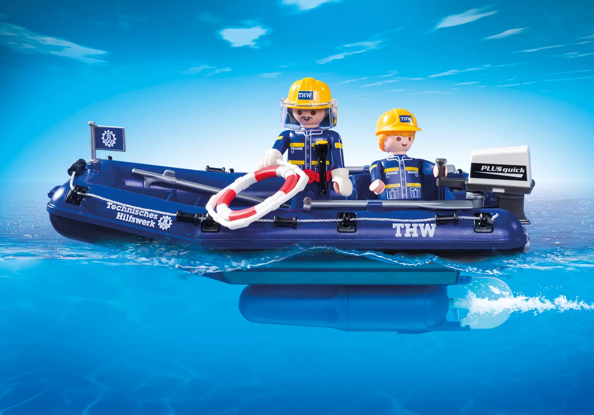 Playmobil 9880 City Action THW-Großeinsatz - plegobil