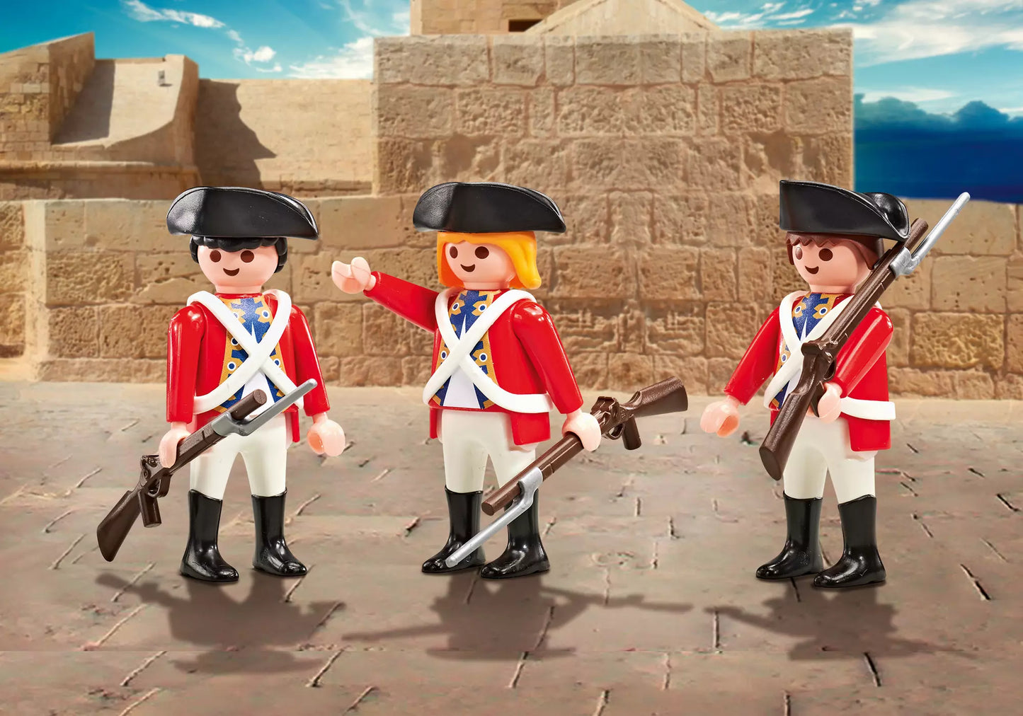 Playmobil 9886 Pirates 3 Soldaten (Folienverpackung) - plegobil