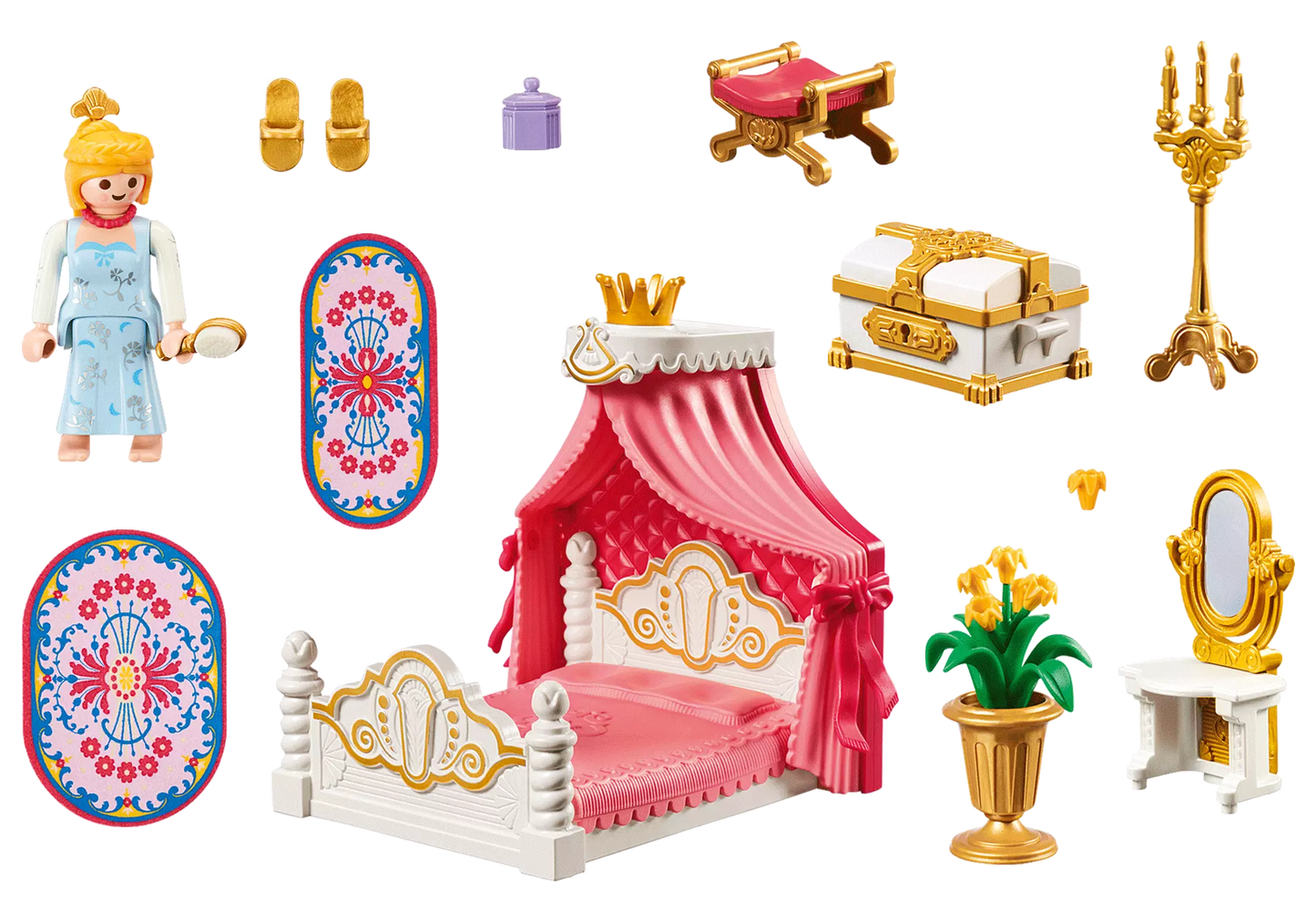 Playmobil 9889 Princess Schlafzimmer mit Himmelbett - plegobil